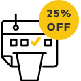 Enjoy 25% off* with every Auto-Delivery order.