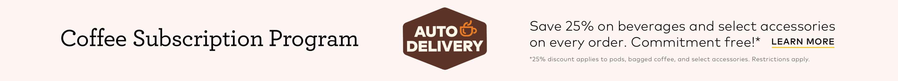 Auto Delivery | Coffee Subscription Program