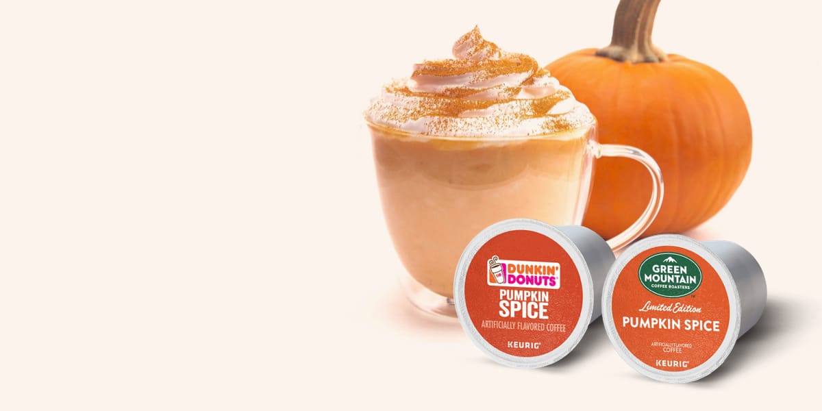 Enjoy 20% off Dunkin Donuts and GMCR Pumpkin Spice Pods!