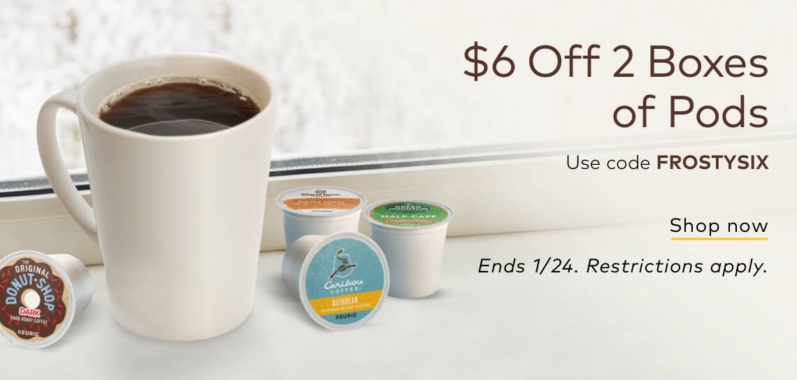 $6 off 2 boxes of pods
